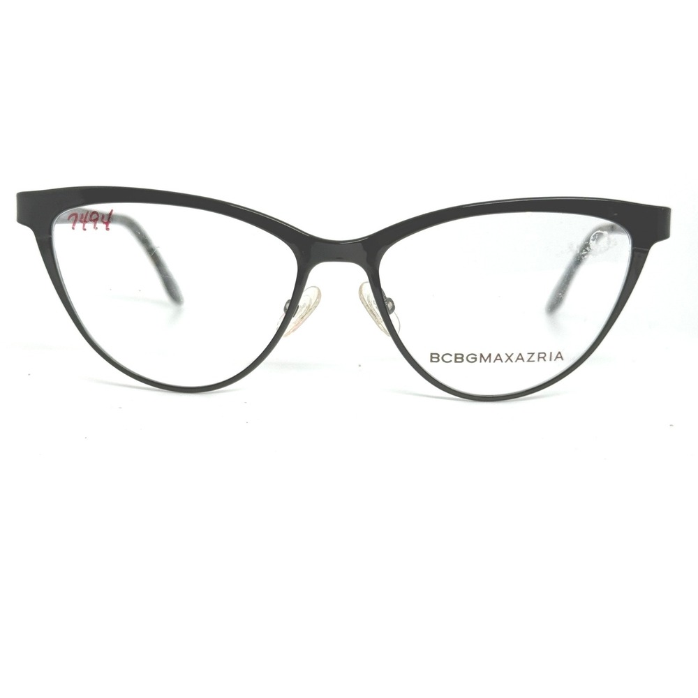 BCBGMAXAZRIA Jamilah Black Cat Eye Eyeglasses Frames 53 16‎ 140MM 21269